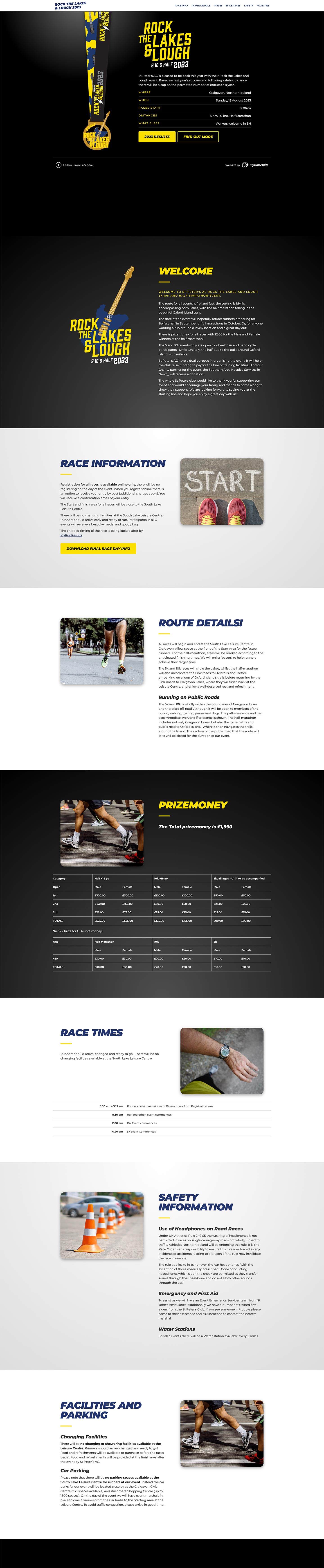 Rock The Lough Website